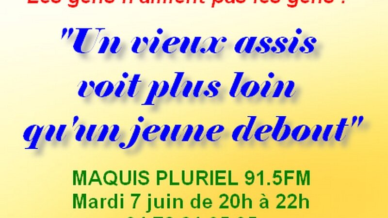[RADIO] Écoutez le REPLAY de “Maquis Pluriel” du mardi 7 juin 2016