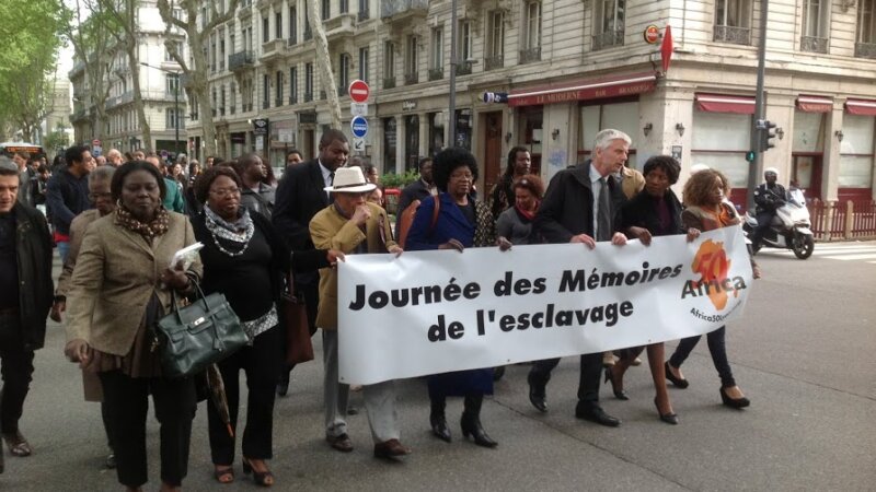 [MEMOIRE] 10 mai 2013 mobilisation réussie lors de la journée des mémoires de l’esclavage à Lyon