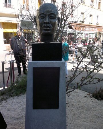 Inauguration d&rsquo;un buste Martin Luther King à Lyon (photos)