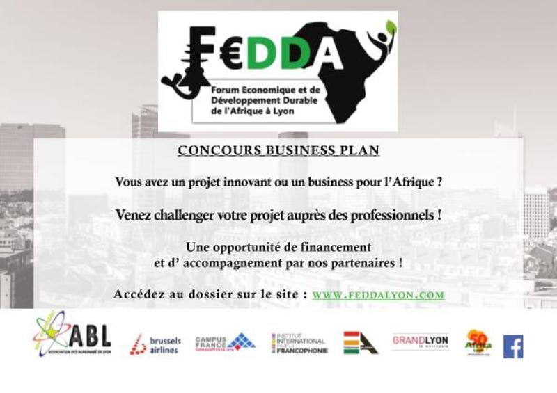 [ECONOMIE] Concours des Meilleurs Business Plans – Forum Economique et de Développement Durable de l’Afrique (FEDDA)