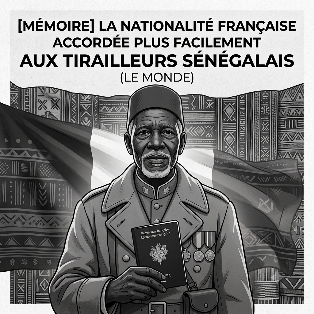 [MEMOIRE] La nationalité française sera accordée plus facilement aux tirailleurs sénégalais (Le Monde)