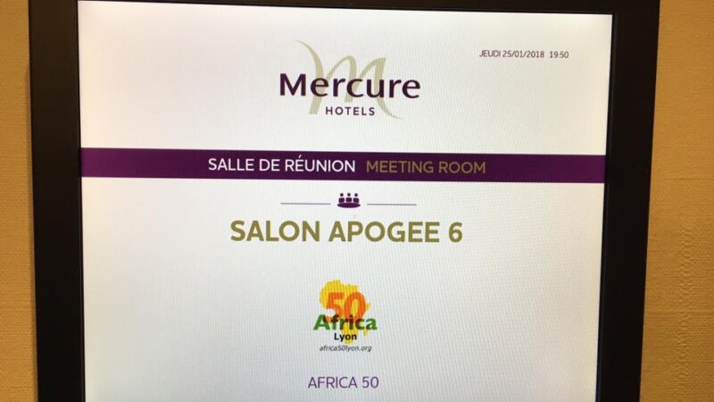 [VOEUX 2018] Belle cérémonie du collectif Africa 50 ce 25 janvier 2018 à l&rsquo;Hôtel Mercure Charpennes