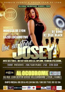 [AMBIANCE] Josey en spectacle une invitation pour les "diplômé.e.s" ou non @ Salle Alocodrome | Villeurbanne | Auvergne-Rhône-Alpes | France