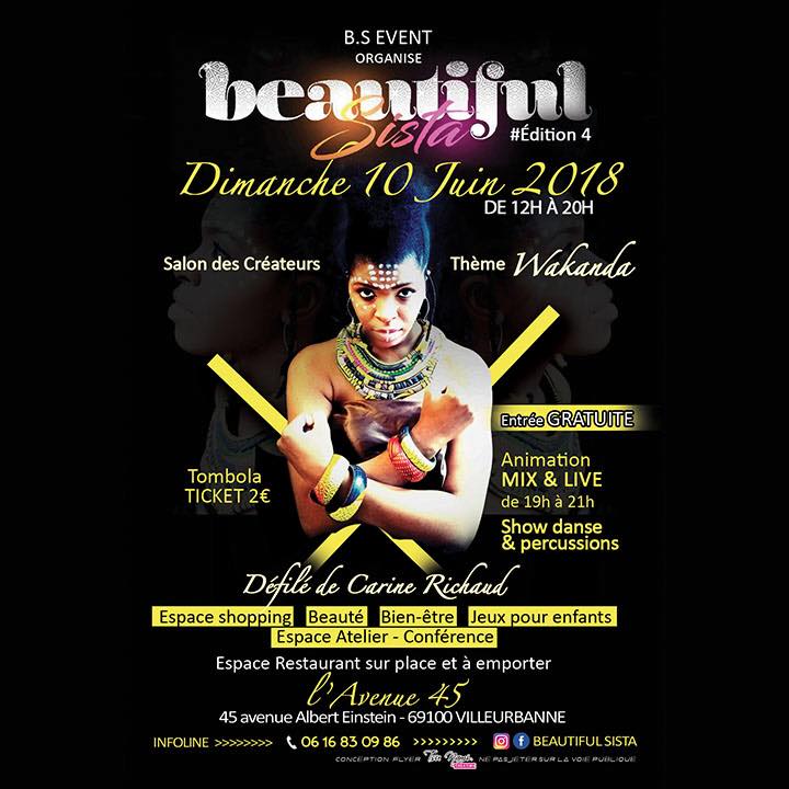 [MODE-BEAUTE] 4e édition de Beautiful Sista avec comme thème « Wakanda »