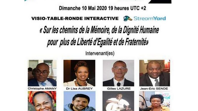 [MEMOIRE] 10 mai 2020 – Journée nationale commémoration de l'abolition de l'esclavage – Visio-conférence avec plusieurs intervenants dont le Dr Lisa AUBREY depuis les USA #10mailyon