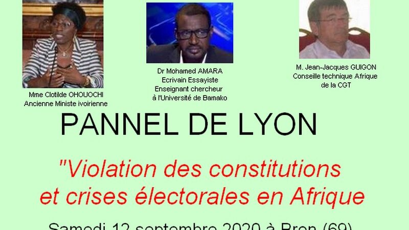 [CONFERENCE] Violations des Constitutions  et crises électorales en Afrique. Cas de la Côte d’Ivoire samedi 12 septembre 2020 à Bron (69)