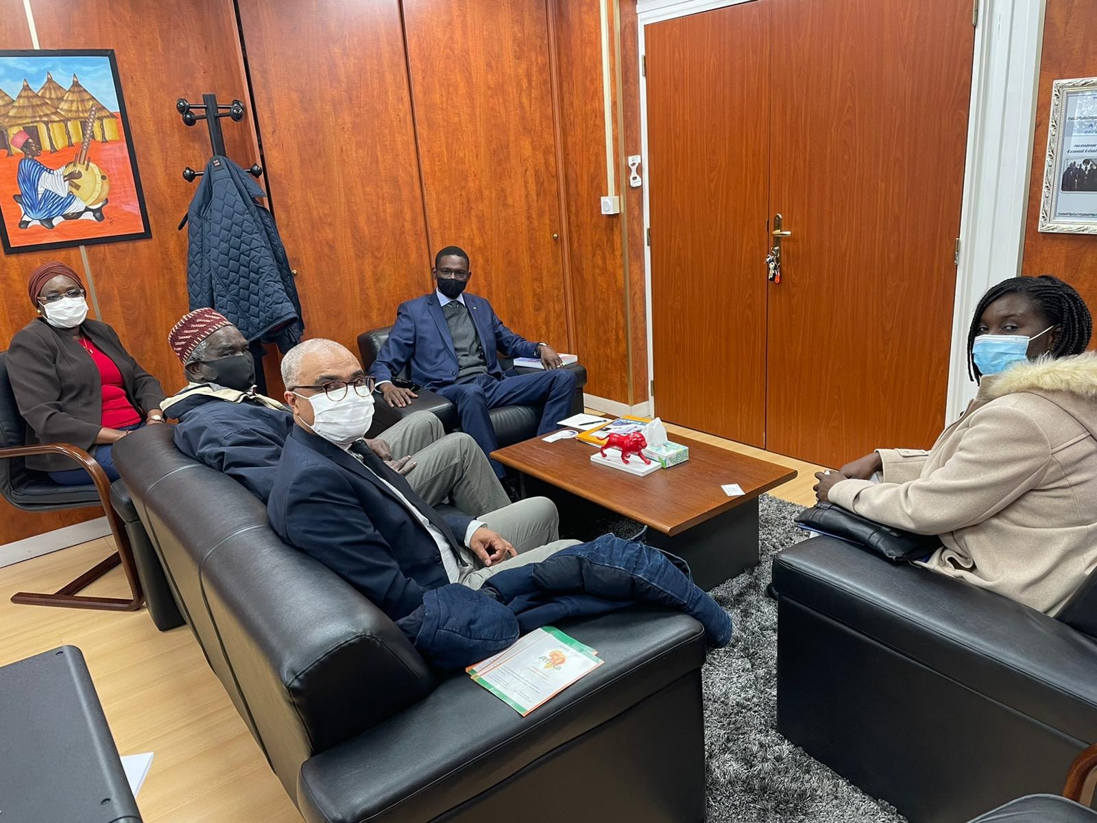 [SENEGAL] Une délégation du collectif Africa 50 reçue par le Consul Général M. Ibrahim MBODJ le 25 novembre 2020