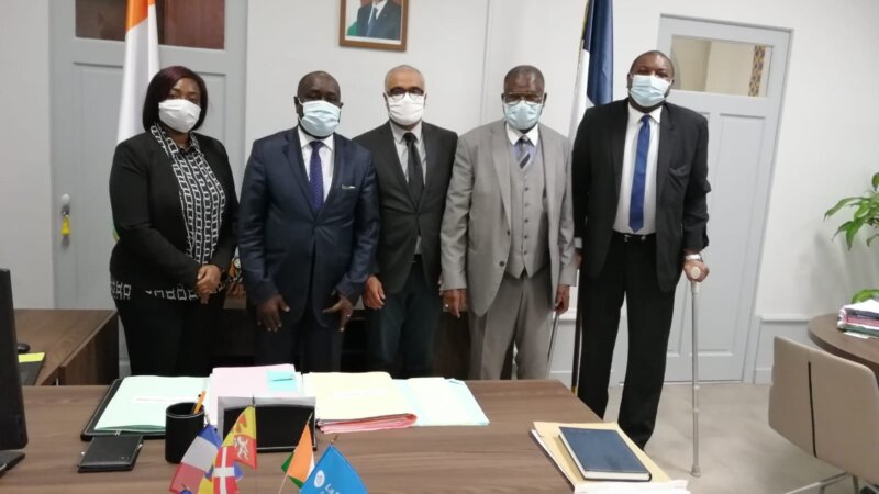 [CÔTE D&rsquo;IVOIRE] Une délégation du collectif Africa 50 reçue par le Consul Général M. Lambert Ezoa AKA le 2 décembre 2020