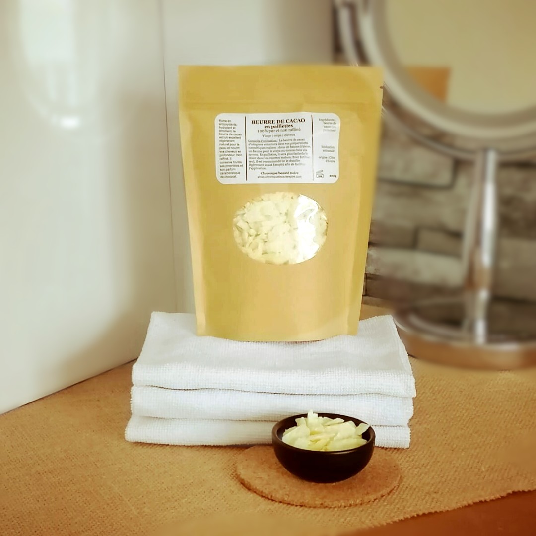 [BEAUTE] -30% sur le beurre de cacao brut – Chronique beauté noire