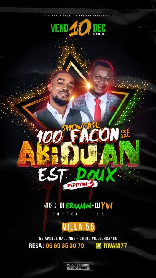 [AMBIANCE] 3e édition de « Abidjan est doux » avec le groupe « 100 Façons » vendredi 10 décembre à Villeurbanne