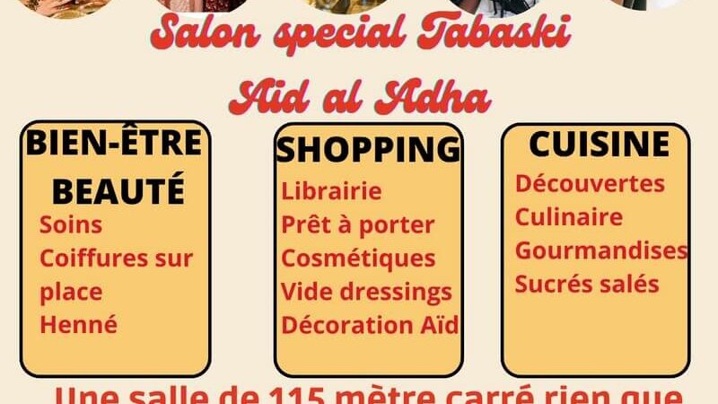 [SHOPPING] Salon Spécial « Tabaski – Aid Al Adha » organisé par Maya boutique à La Mulatière -Confluence (69) jeudi 7 juillet 2022