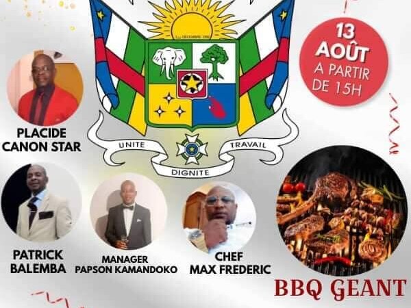 [RCA] Les Centrafricains de Lyon se retrouveront au parc Feyssine à Villeurbanne pour célébrer leur 62e fête nationale dimanche 13 août 2022