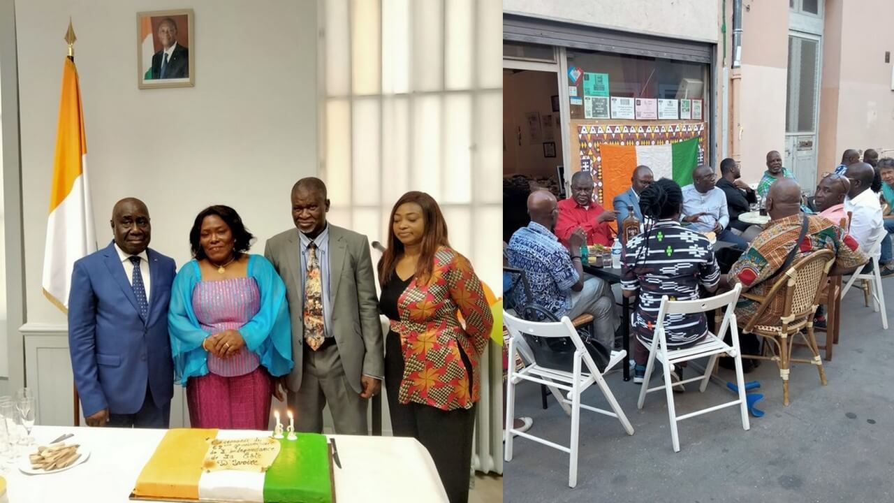 [COTE D&rsquo;IVOIRE] Quand les Ivoiriens de Lyon se retrouvent chaleureusement pour célébrer leur fête nationale au Consulat et avec la CIRAL dimanche 7 août 2022 (photos)