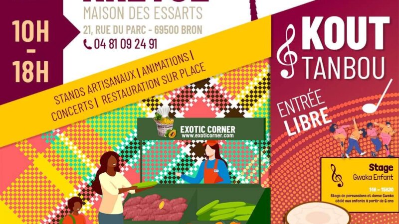 [COMMERCE] « Marché Kreyol » coin exotique fruits et légumes samedi 12 novembre 2022 à Bron (69)