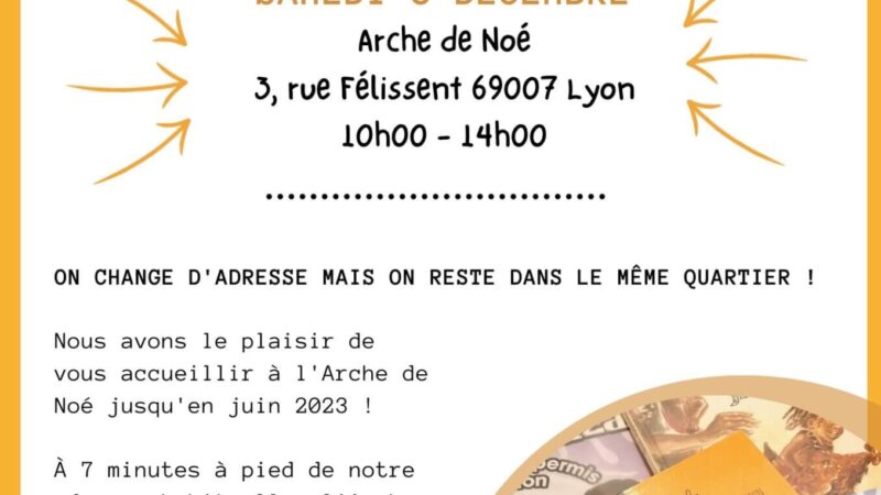 [ENFANTS] Ouverture de la COUR d&rsquo;OR la bibliothèque de la diversité culturelle dans la littérature jeunesse à Lyon samedi 3 décembre 2022 ATTENTION CHANGEMENT D&rsquo;ADRESSE