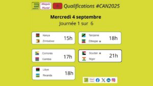 [#FOOTBALL] #qualificationscan2025 - Journée 1 sur 6 @ Afrique