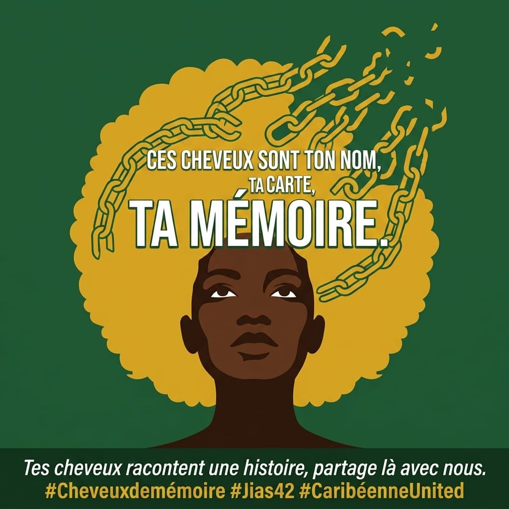🗓️  Jeudi 7 mai 2026 [25 ANS LOI TAUBIRA] Les JIAS organise une conférence « Cheveux de Mémoire : de l’Afrique aux Caraïbes » à Saint Etienne
