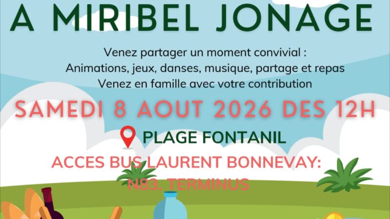 🗓️ Samedi 8 août 2026 [CONVIVIALITE] Picnic de l&rsquo;association Emergence Sud au Parc de Miribel Jonage (69)
