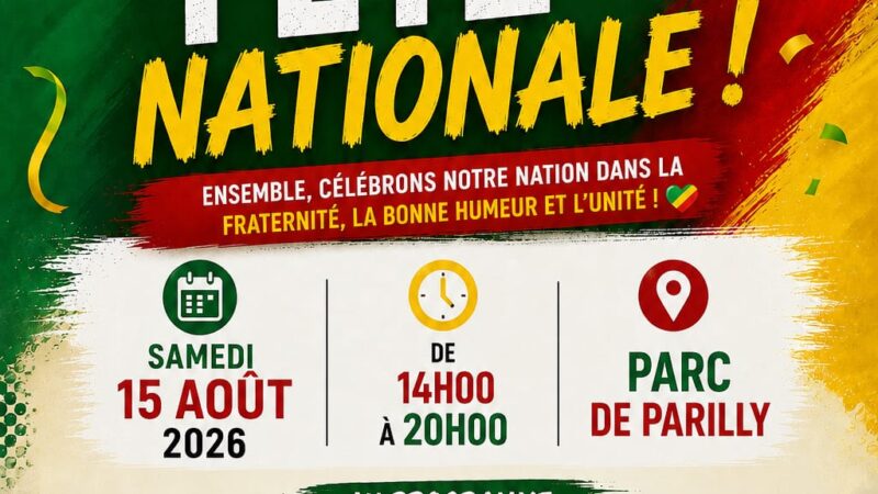 🗓️  Samedi 15 août 2026 📍 Bron Parilly [FETE] 🇨🇬  Les Congolais de Lyon célèbrent leur fête nationale avec l&rsquo;ACGL