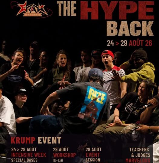 🗓️  Du lundi 24 au samedi 29 août 2026 [DANSE] Semaine Intensive KRUMP avec Afromundo à Villeurbanne