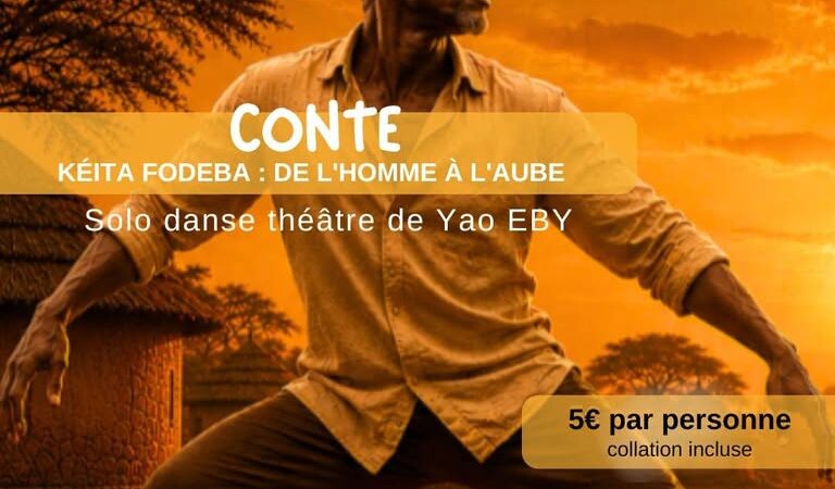 🗓️  Dimanche 13 septembre 2026  📍  Lyon 7  [ENFANTS] La Cour d&rsquo;Or invite le conteur Yao EBY 🇨🇮  avec « Fodeba Kéita : de l&rsquo;homme à l&rsquo;aube »