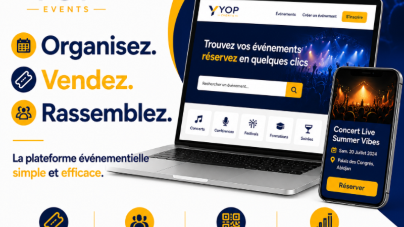 [ANNONCE] YOPEVENTS, une plateforme au service de l&rsquo;événementiel – Organisation et Réservation d&rsquo;événements