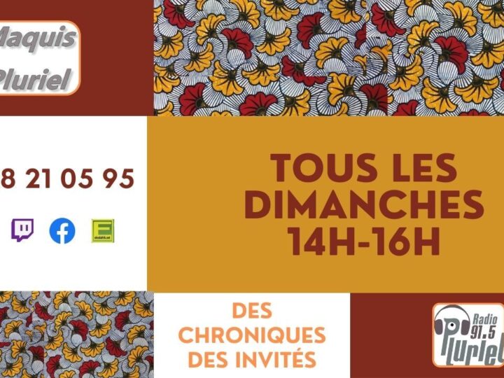 🗓️  Dimanche 9 août 2026 📍 Radio Pluriel 91.5 FM  [RADIO] 📻 🇨🇬 Régis AMARO auteur et juriste invité de Maquis Pluriel