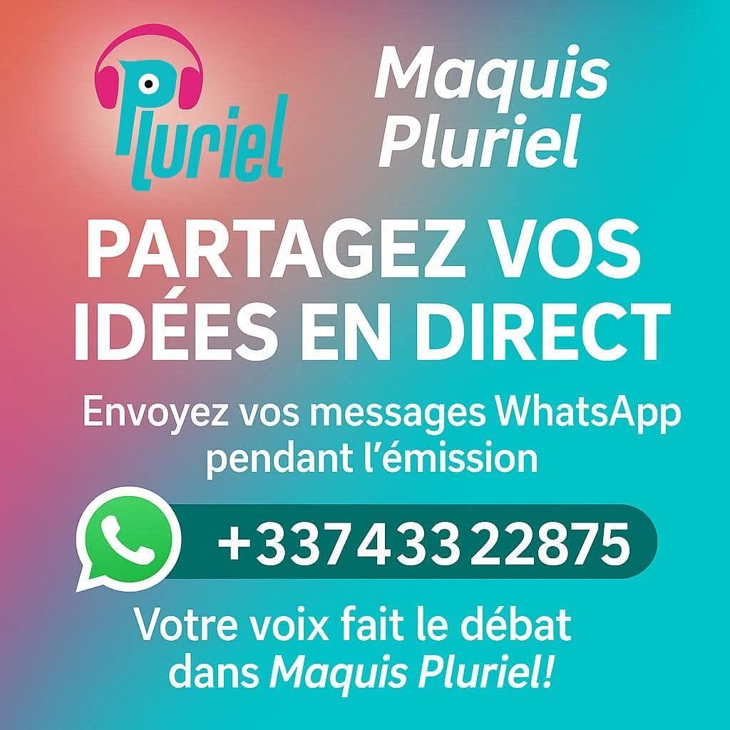 Participez à l&rsquo;émission Maquis Pluriel en direct sur Radio Pluriel 91.5FM Lyon