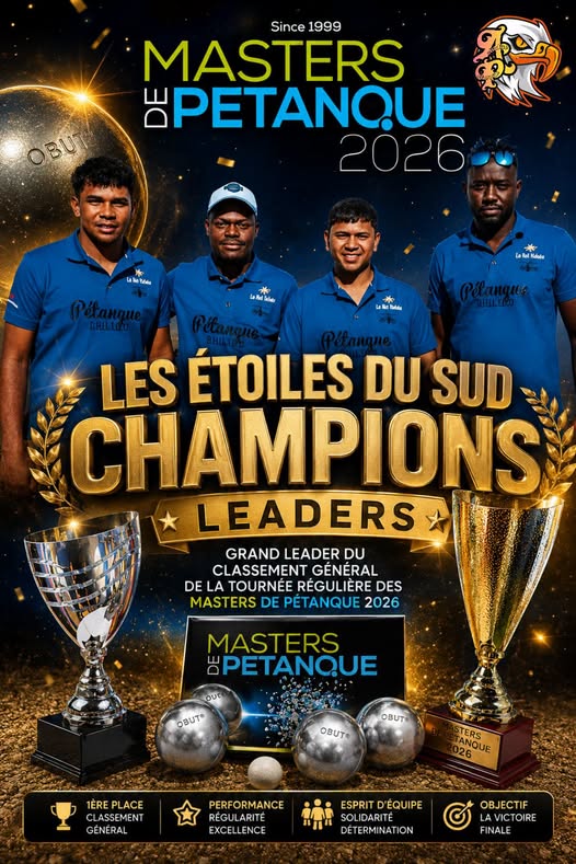 [SPORT] 🎳 Mondial de Bron (69) « Les Étoiles du Sud » au sommet du Masters de Pétanque 2026 Yves Rakotoarisoa 🇲🇬, Jean-François Rakotondrainibe 🇲🇬, Marcel Gbetable 🇧🇯 et Fara N&rsquo;Diaye 🇸🇳brillent