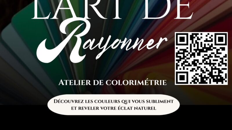 📅 Samedi 12 septembre 2026 📍 Lyon [BEAUTE] La Maison Fil & Art vous invite à l&rsquo;atelier « Révélez la Lumière qui est en Vous et Rayonnez »