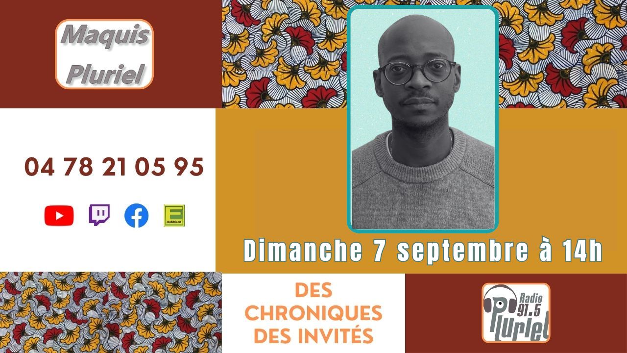 🗓️  Dimanche 13 septembre 2026 📍 Radio Pluriel 91.5 FM  [RADIO] 📻  Joel Richard MBONDI Gérant de Upwily sas invité de Maquis Pluriel