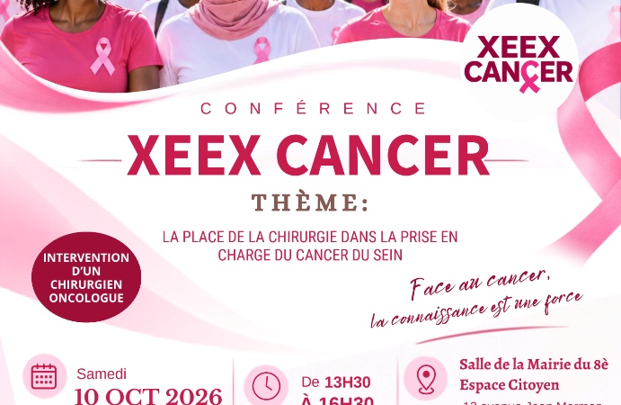 📅 Samedi 10 octobre 2026 📍 Lyon [SANTE] ⚕️ Conférence Xeex Cancer : La place de la chirurgie dans la prise en charge du cancer du sein