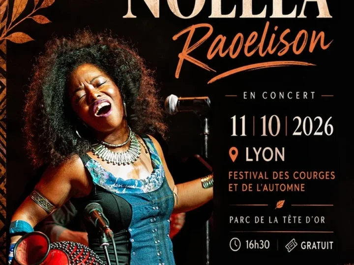 📅 Dimanche 11 octobre 2026 📍 Lyon [CONCERT] 🇲🇬 🍂 🎶 Noëlla RAOELISON au Parc de la Tête d’Or pour le Festival des Courges et de l’Automne