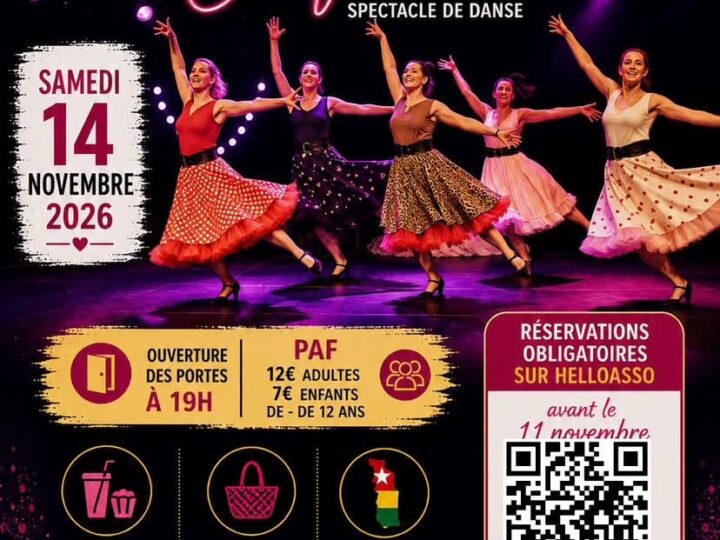 📅 Samedi 14 novembre 2026 📍Villefontaine (38) [SOLIDARITE] 🇹🇬  💃L&rsquo;association « Espoir et Partage au Coeur du Togo » organise une spectacle de danses « Confi&rsquo;Danses »