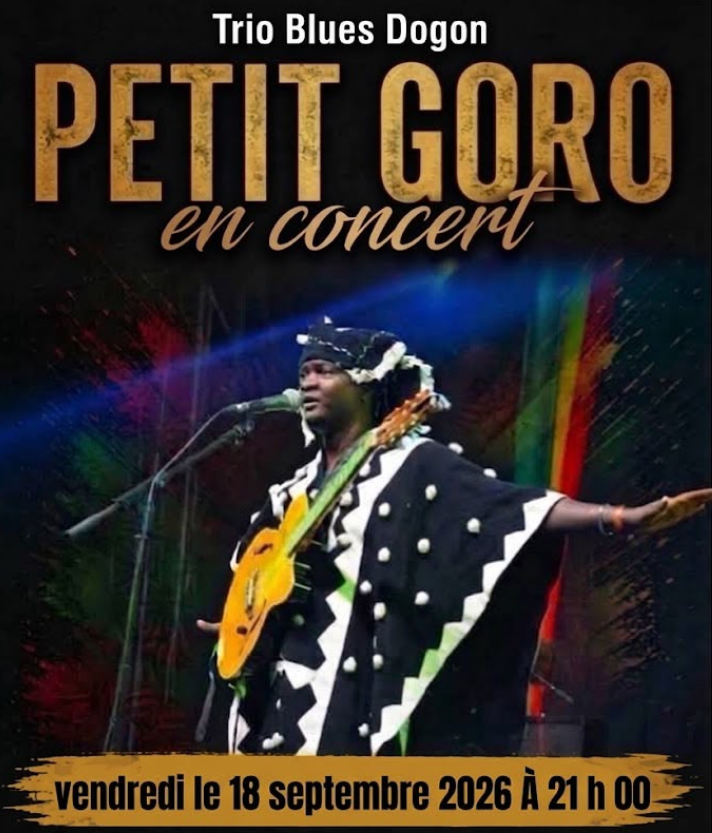 📅 Vendredi 18 septembre 2026 📍 Grenoble [CONCERT] 🇲🇱 🎸 Petit Goro fait résonner le blues Dogon à Grenoble – 21h au Harper&rsquo;s House