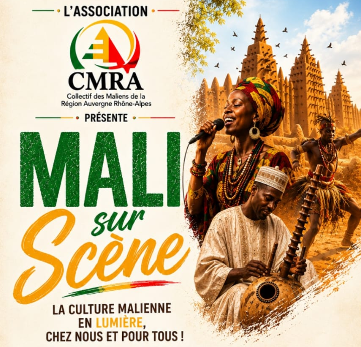 📅 Samedi 24 octobre 2026 📍 Villeurbanne [ÉVÉNEMENT] 🇲🇱 Mali sur scène – CMRA – La culture malienne en lumière, chez nous et pour tous !